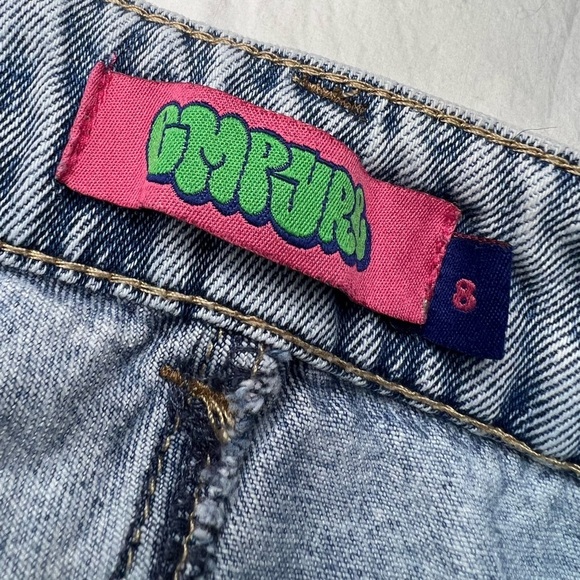 Empyre Tori Patch Baggy Wide Leg Skate Cargo Denim Jeans 8 - Picture 4 of 12